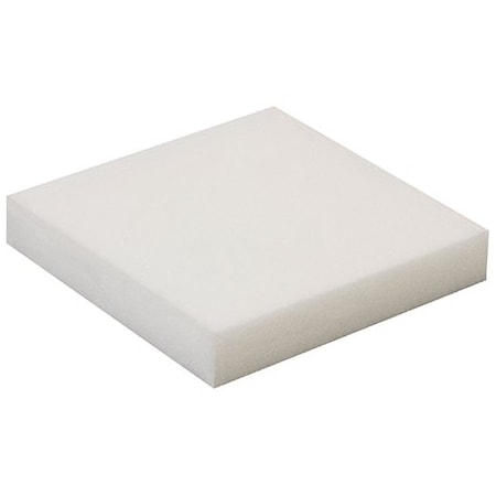 Bsc Preferred 1 x 6 x 6'' White Soft Foam Sheets, 96PK BUY00015305